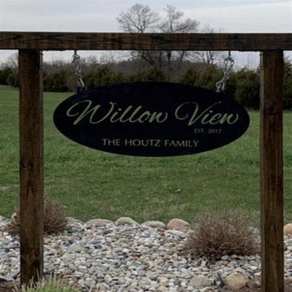Metal Address Sign, Address Plaque House Numbers Address Sign For House Address Plaque Personalized Metal Signs For Home Last Name Letter