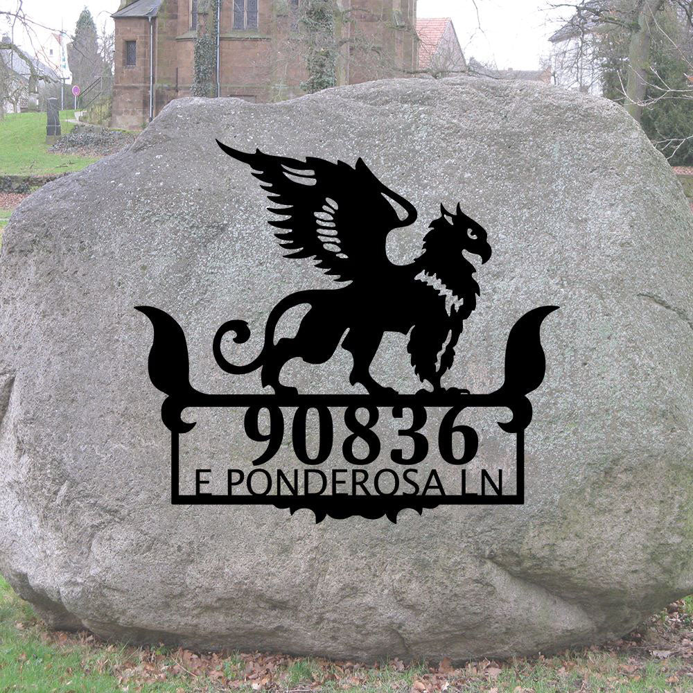 Metal Address Sign, Address Sign House Numbers House Number Plaque Custom Metal Address Sign Beach House Numbers Coastal Door Number Sign