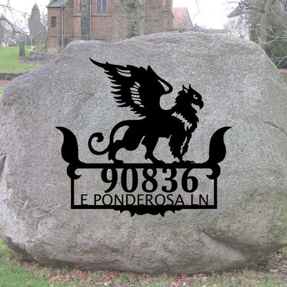 Metal Address Sign, Address Sign House Numbers House Number Plaque Custom Metal Address Sign Beach House Numbers Coastal Door Number Sign