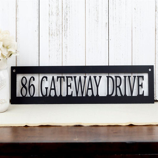 Metal Address Sign, Address Sign Metal Address Numbers Address Metal Sign House Numbers Modern Address Sign Sign For Front Of House Address