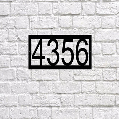 Metal Address Sign, Address Sign Metal Address Sign House Numbers Metal Metal Numbers House Address Numbers Address Sign Cactus Sign Western