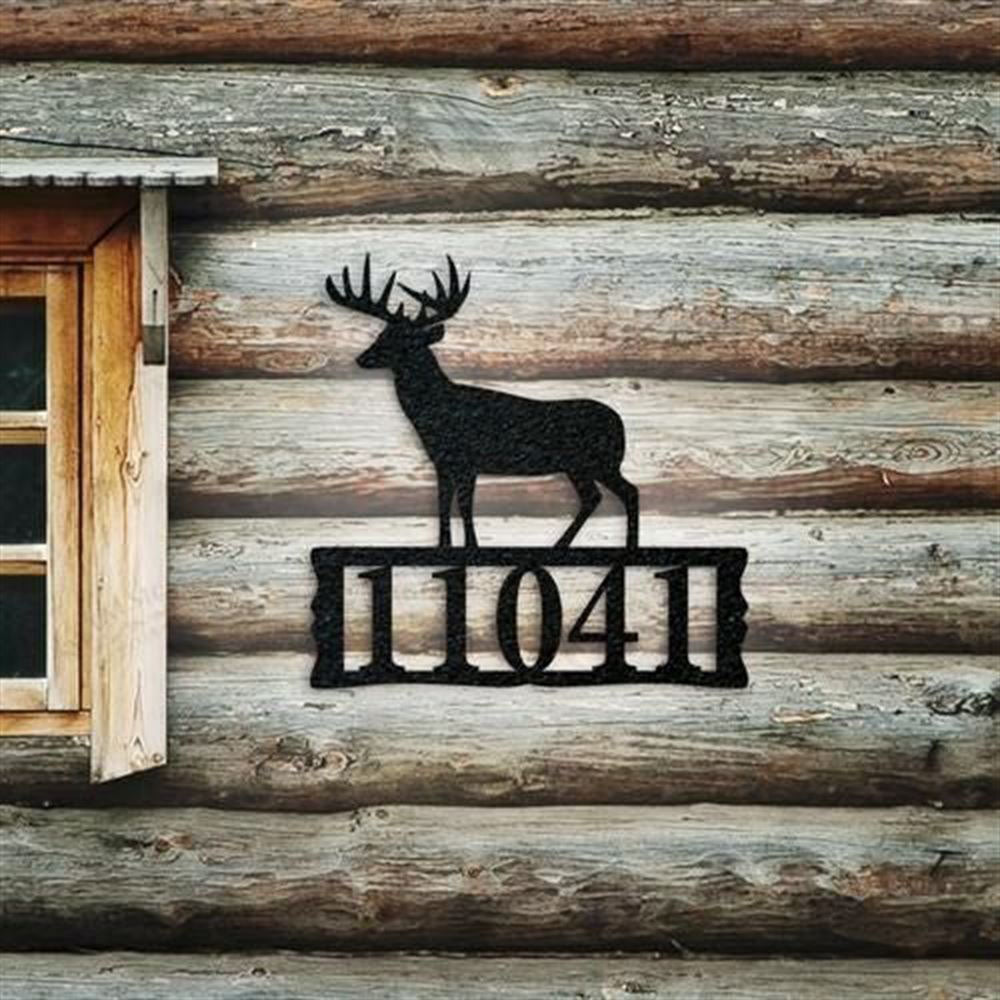 Metal Address Sign, Cavalier King Charles Spainel, house Numbers, Metal Address Plaque For House Address Number Metal Address Sign House