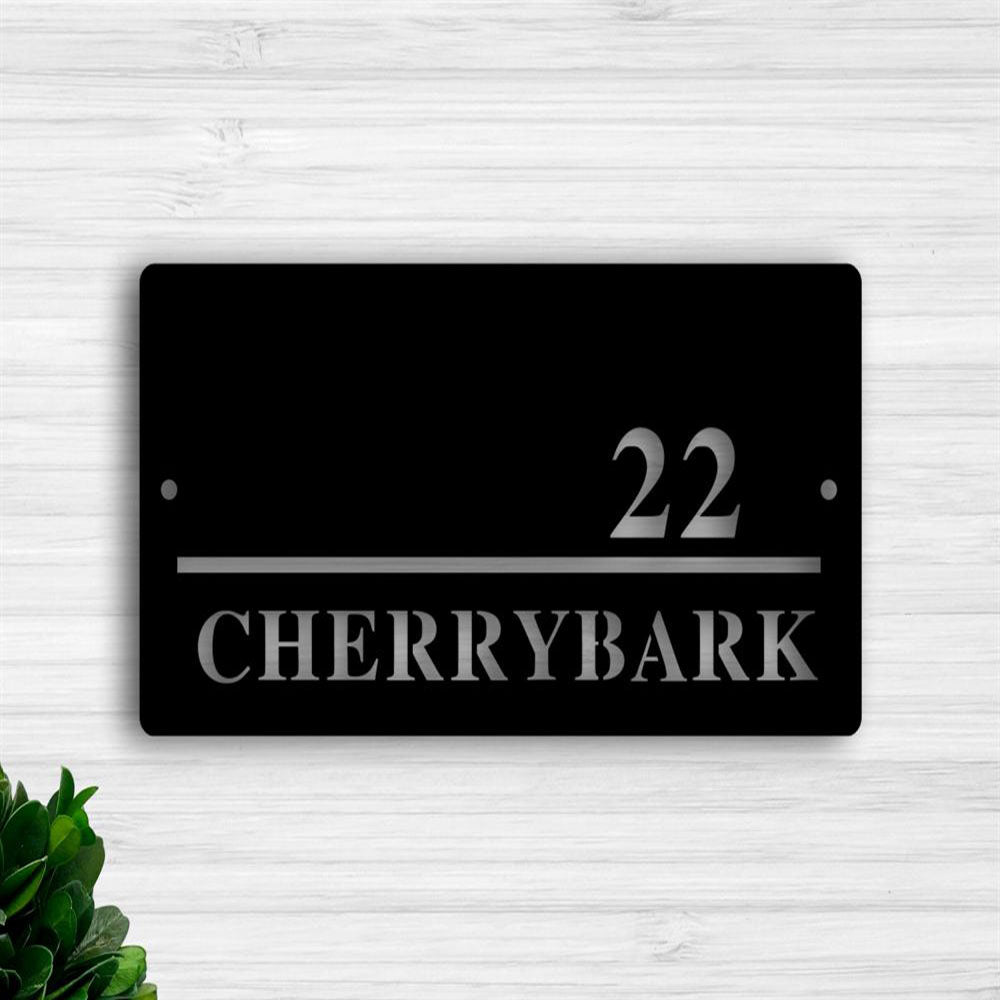 Metal Address Sign, Custom Rustic Metal Address Sign Wilderness Sign, Metal House Number Sign, Outdoor, Gift Ideas, Address Plaque
