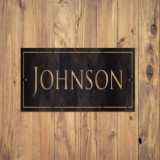 Metal Address Sign, Cut Metal Sign, Wedding Gift, Wall Metal Sign, Home Decor Sign, Anniversary Gift, Wall Decoration Art