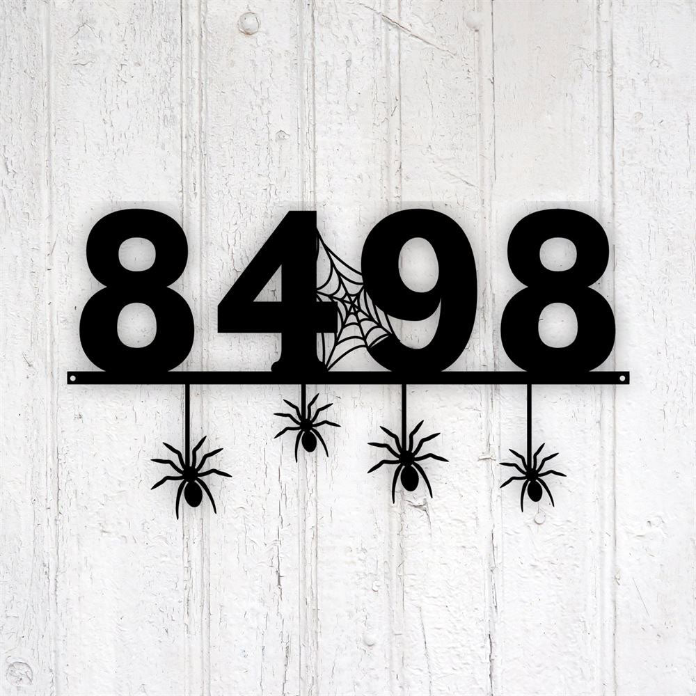 Metal Address Sign, Dragon Outdoor Metal House Number Sign, Black Custom Sign Address Plaque Outdoor Sign Metal House Number