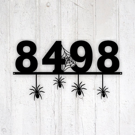 Metal Address Sign, Dragon Outdoor Metal House Number Sign, Black Custom Sign Address Plaque Outdoor Sign Metal House Number