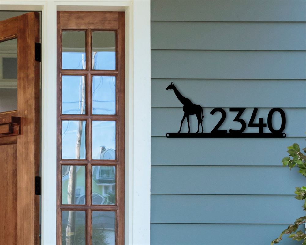 Metal Address Sign, House Numbers, Horse Jockey Metal Address Plaque For House Address Number Metal Horse Address Sign House Numbers Front