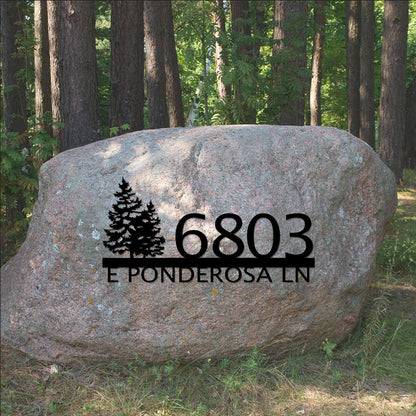 Metal Address Sign, House Numbers, Horse Metal Address Plaque For House Address Number Metal Address Sign House Numbers Front Porch Address