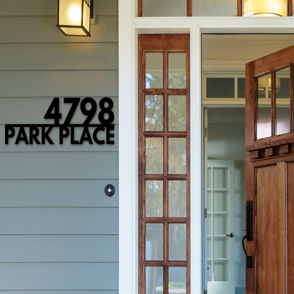 Metal Address Sign, House Numbers House Number Plaque Address Plaque Address Sign Custom Metal Sign House Number Metal House Numbers