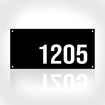 Metal Address Sign, Metal Address Sign For House Address Plaque Front Porch Decor Metal Signs Metal Address Numbers 18 Gauge