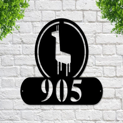 Metal Address Sign, Metal Address Sign For House, Address Plaque, House Number Plaque, Metal Address Numbers, Address Plaque