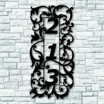 Metal Address Sign, Metal Address Sign For House Custom Metal Address Sign Metal Address Plaque Address Sign Address Numbers Address Plaque