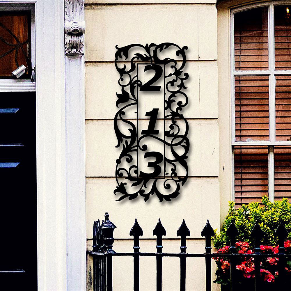 Metal Address Sign, Metal Address Sign For House Custom Metal Address Sign Metal Address Plaque Address Sign Address Numbers Address Plaque