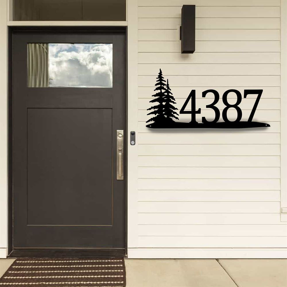 Metal Address Sign, Metal Circle Address Sign, Custom Metal Sign, Outdoor Metal Sign, House Numbers, Address Sign,housewarming Gift