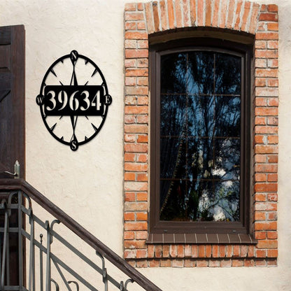 Metal Address Sign, Metal Custom Address Sign Address Plaque Yard Sign Front Porch Decor Address Sign With Stakes Hanging Address Sign