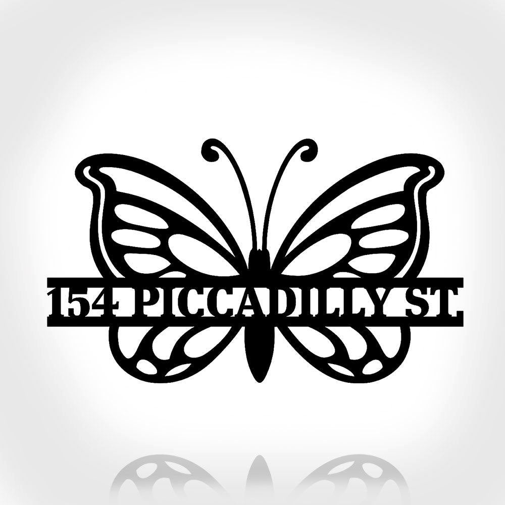 Metal Address Sign, Metal Custom Address Sign Address Plaque Yard Sign Front Porch Decor House Numbers Address Sign