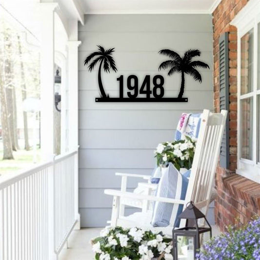 Metal Address Sign, Metal House Number Sign Address Number Sign Metal Address Sign Metal Address Numberscustom Address Sign Easy To Hang