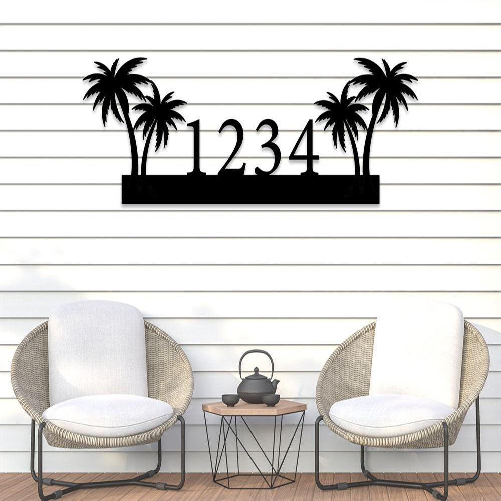 Metal Address Sign, Metal House Number Sign Address Sign Modern Address Art Decor Address Sign Metal Address Numbers Address