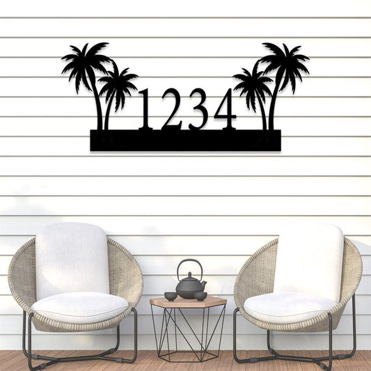 Metal Address Sign, Metal House Number Sign Address Sign Modern Address Art Decor Address Sign Metal Address Numbers Address