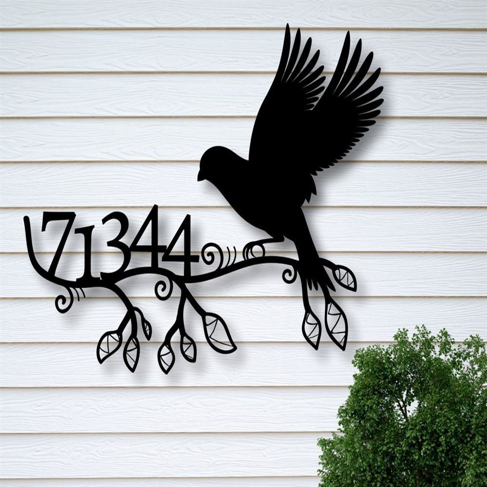 Metal Address Sign, Metal House Number Sign Address Sign Modern Address Art Decor Address Sign Metal Address Sign Address