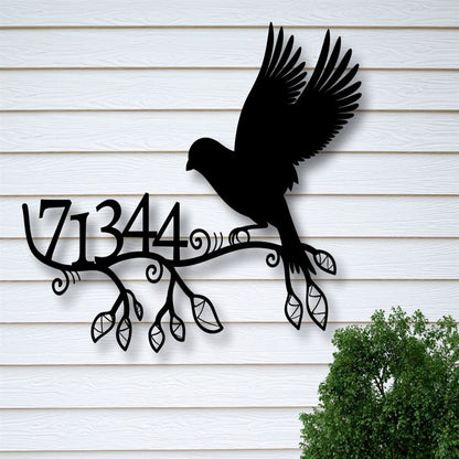Metal Address Sign, Metal House Number Sign Address Sign Modern Address Art Decor Address Sign Metal Address Sign Address