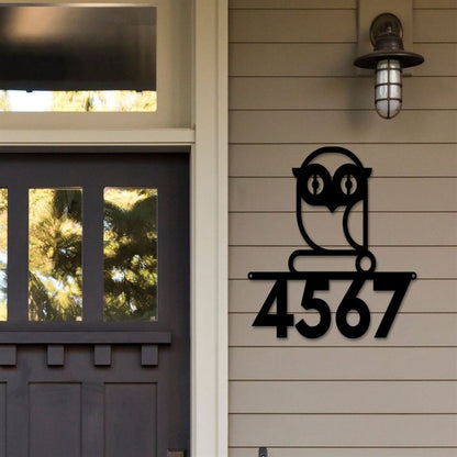 Metal Address Sign, Metal House Numbers Address Sign Bird Address Sign Metal Address Numbers Address Plaque Front Porch Decor Porch Signs