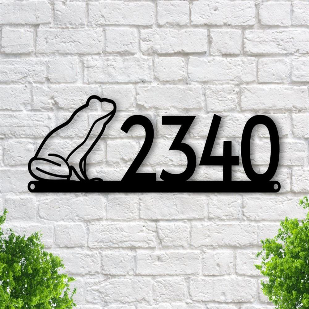 Metal Address Sign, Metal House Numbers Address Sign House Number Plaque Metal Address Numbers Fleur De Lis Plaquefront Porch Decorporch