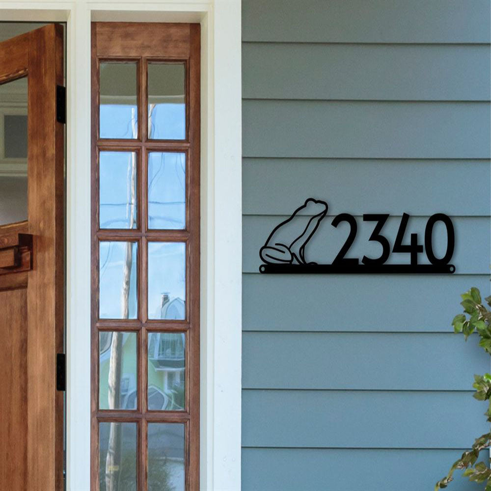 Metal Address Sign, Metal House Numbers Address Sign House Number Plaque Metal Address Numbers Fleur De Lis Plaquefront Porch Decorporch