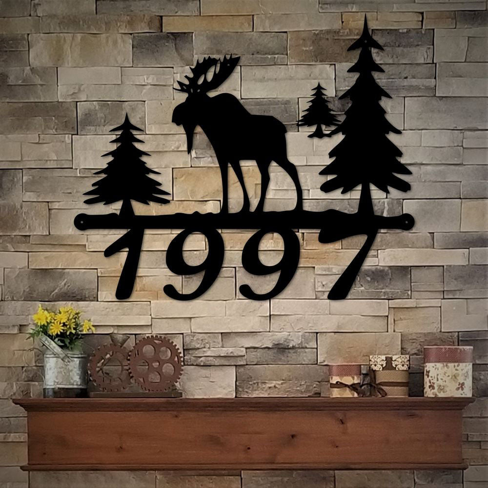 Metal Address Sign, Metal House Numbers Address Sign Hummingbird Address Sign Metal Address Numbers Address Plaque Front Porch Decor Porch