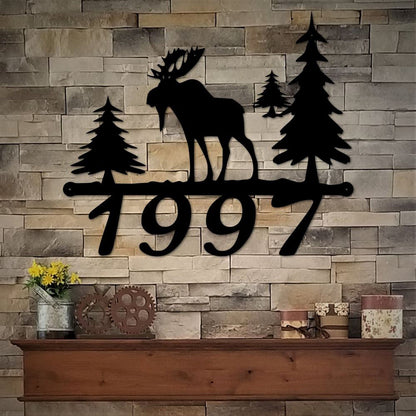 Metal Address Sign, Metal House Numbers Address Sign Hummingbird Address Sign Metal Address Numbers Address Plaque Front Porch Decor Porch