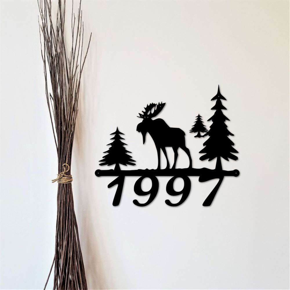 Metal Address Sign, Metal House Numbers Address Sign Hummingbird Address Sign Metal Address Numbers Address Plaque Front Porch Decor Porch