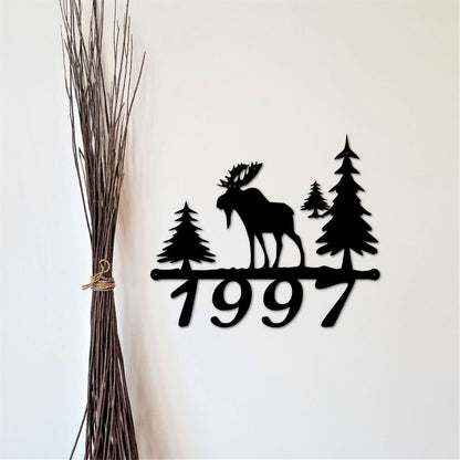 Metal Address Sign, Metal House Numbers Address Sign Hummingbird Address Sign Metal Address Numbers Address Plaque Front Porch Decor Porch