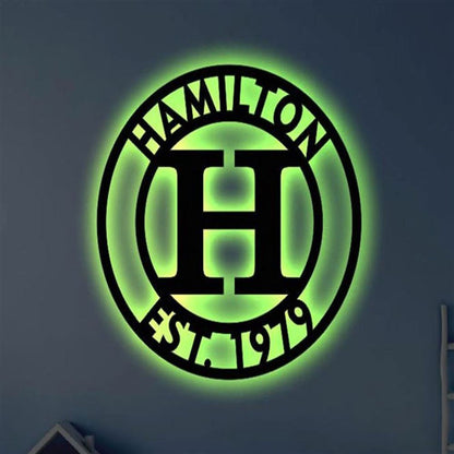 Metal Address Sign, Metal Wall Art, Housewarming Gifts, Wall Metal Sign, Home Decor Sign, Anniversary Gift, Wall Decoration Art