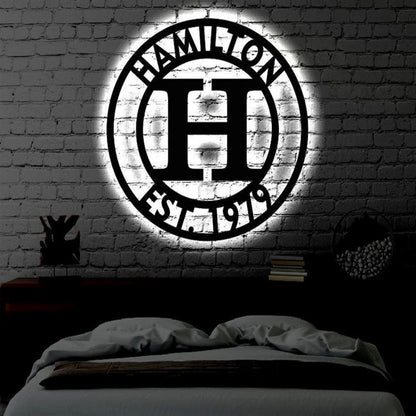 Metal Address Sign, Metal Wall Art, Housewarming Gifts, Wall Metal Sign, Home Decor Sign, Anniversary Gift, Wall Decoration Art