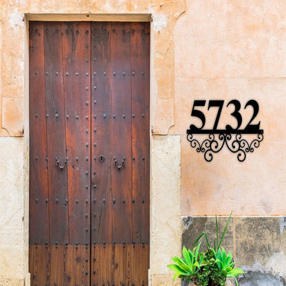 Metal Address Sign, Personalized House Numbers, Metal Address Plaque For House Address Number Metal Address Sign House Numbers Front Porch