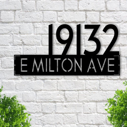 Metal Address Sign, Station Number Plaque House Numbers House Number Sign Address Sign Address Plaque Address Sign Address Numbers House
