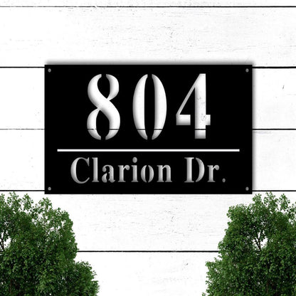 Metal Address Sign, Unicorn Address Sign Unicorn Metal Sign Metal Unicorn Sign Unicorn Sign Address Signs House Number Plaque Address Plaque