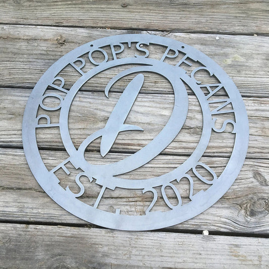 Metal Address Sign, Wedding Gift, Cut Metal Sign, Wall Metal Sign, Home Decor Sign, Anniversary Gift, Wall Decoration Art