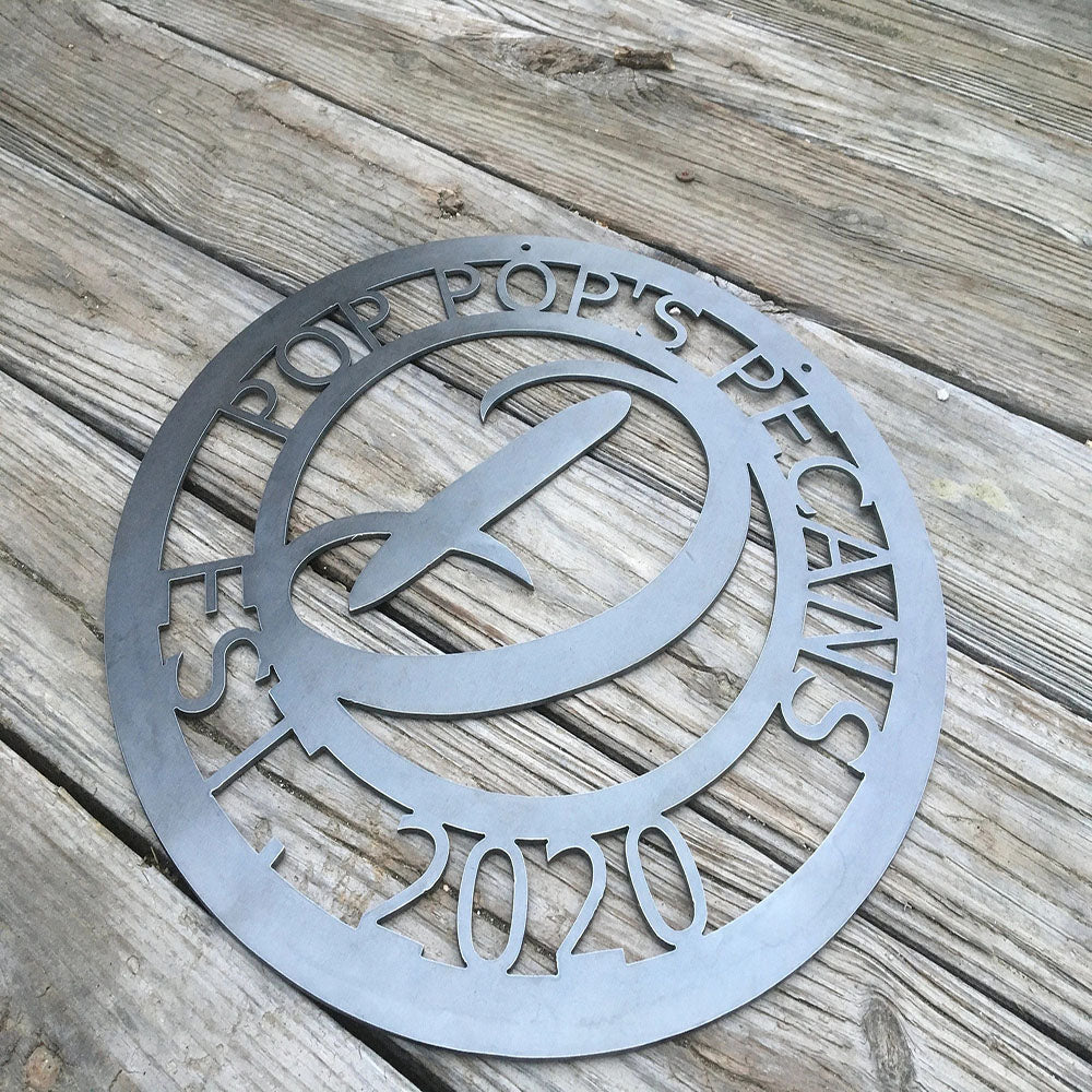 Metal Address Sign, Wedding Gift, Cut Metal Sign, Wall Metal Sign, Home Decor Sign, Anniversary Gift, Wall Decoration Art