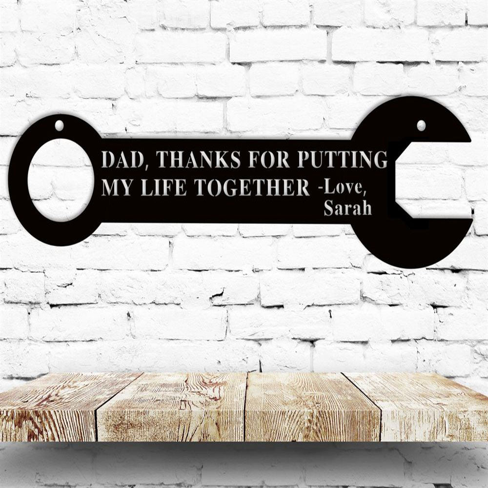 Metal Tool Signs, Metal Sign For Garage, Fathers Day Gift From Daughter, Gift For Dad Man