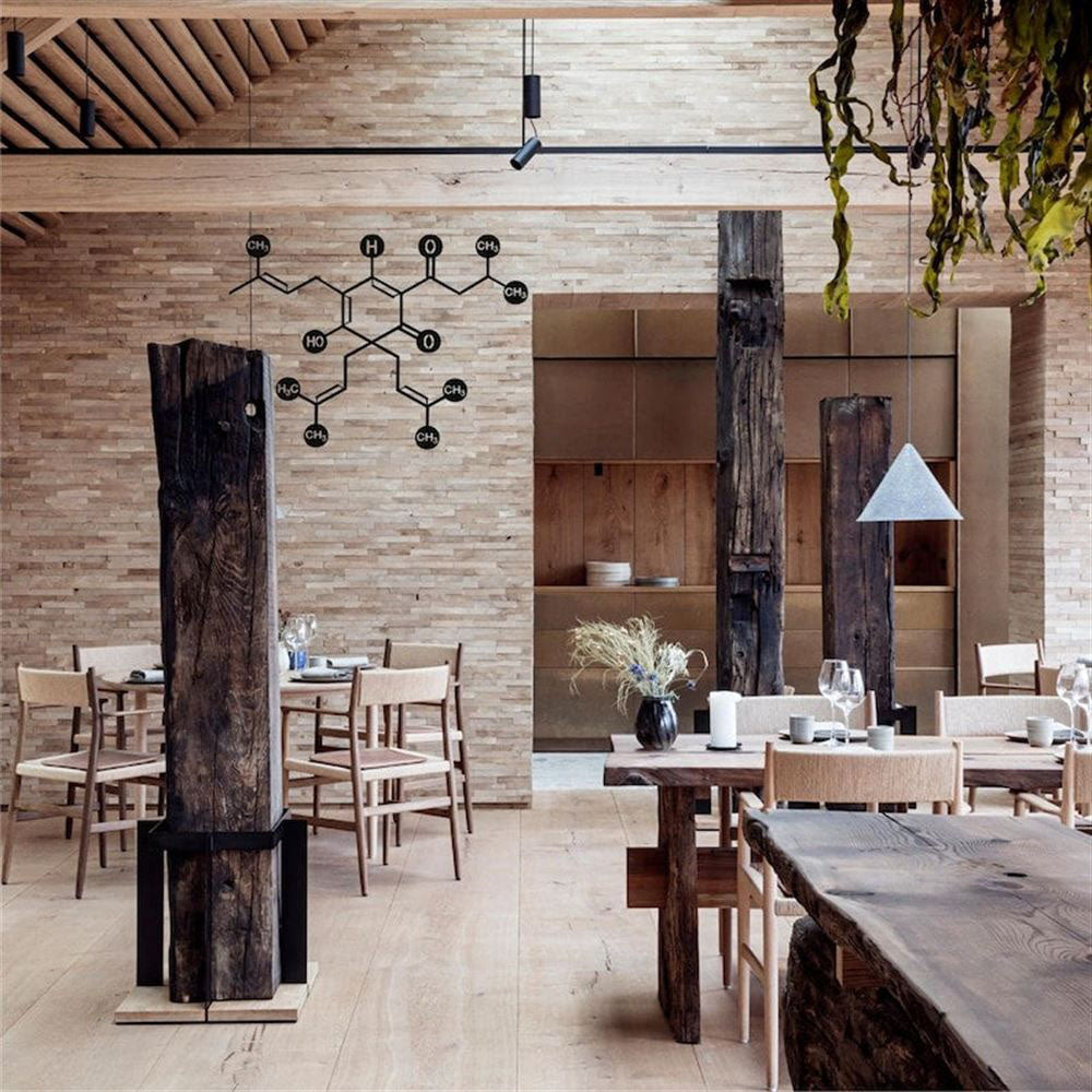 Metal Wall Decor, Beer Molecule Metal Wall Art, Science Art Biology Chemistry Art, Bar Decoration