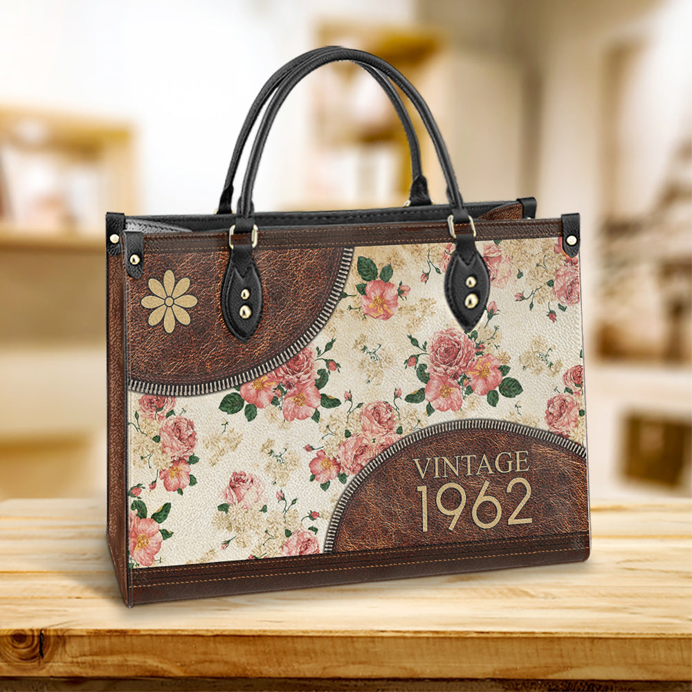 Mother 60th Gift Vintage Leather Bag, Women's Pu Leather Bag, Best Mother's Day Gifts