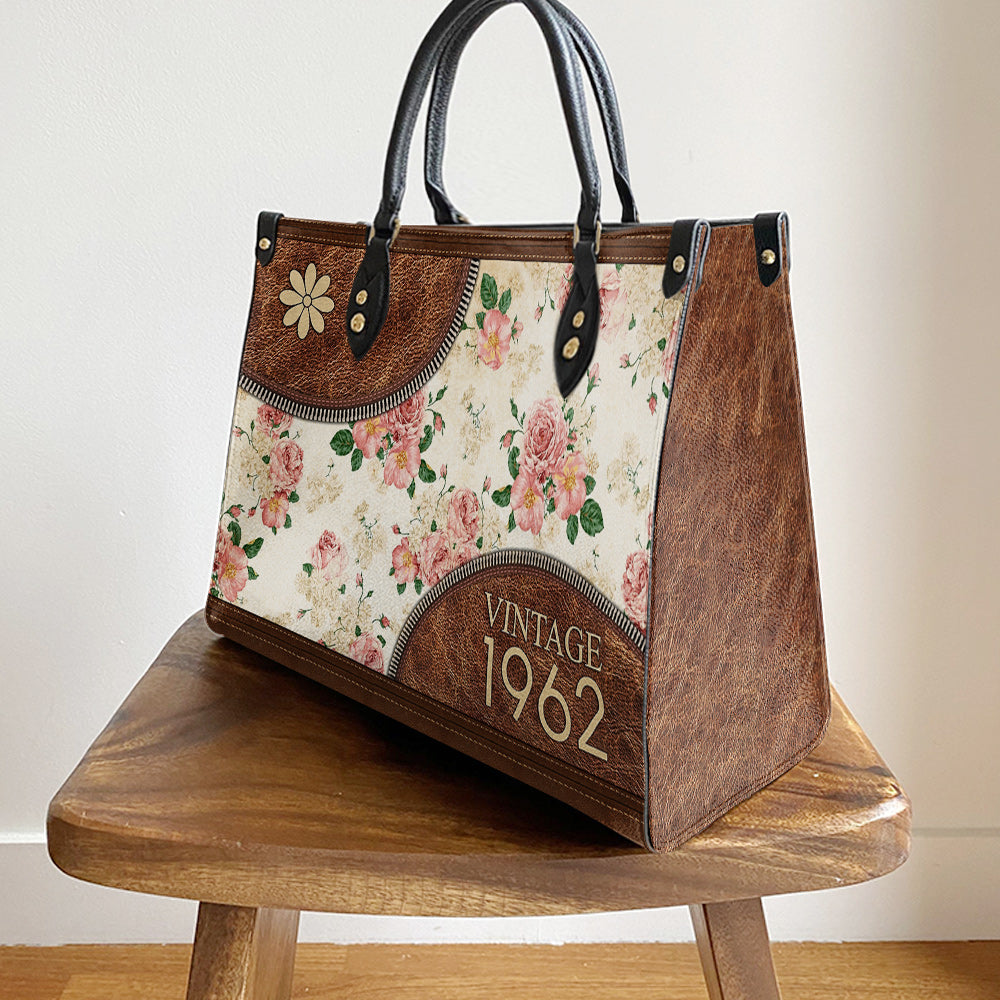 Mother 60th Gift Vintage Leather Bag, Women's Pu Leather Bag, Best Mother's Day Gifts