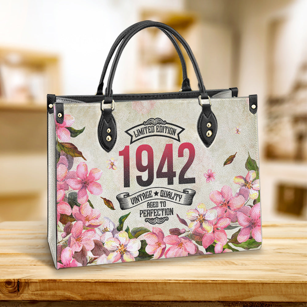 Mother 80 Gift Aged To Perfection Leather Bag, Women's Pu Leather Bag, Best Mother's Day Gifts