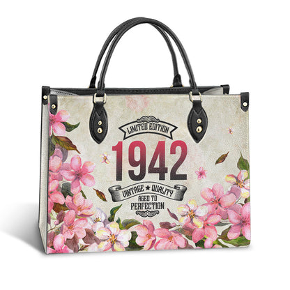 Mother 80 Gift Aged To Perfection Leather Bag, Women's Pu Leather Bag, Best Mother's Day Gifts