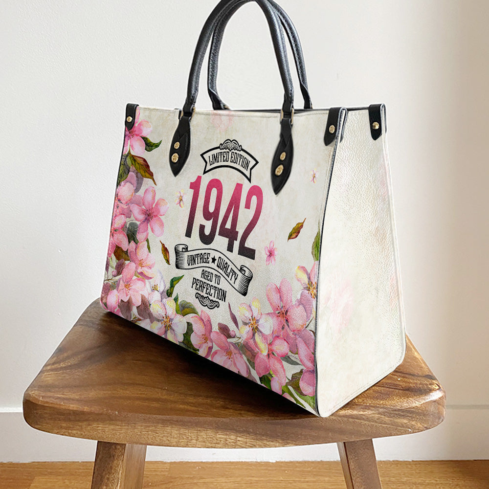 Mother 80 Gift Aged To Perfection Leather Bag, Women's Pu Leather Bag, Best Mother's Day Gifts