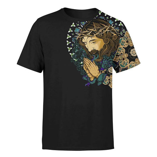 Mother Mary And Jesus Catholic All Over Print 3D T Shirt For Men And Women, Christian T-Shirt, Faith Shirt