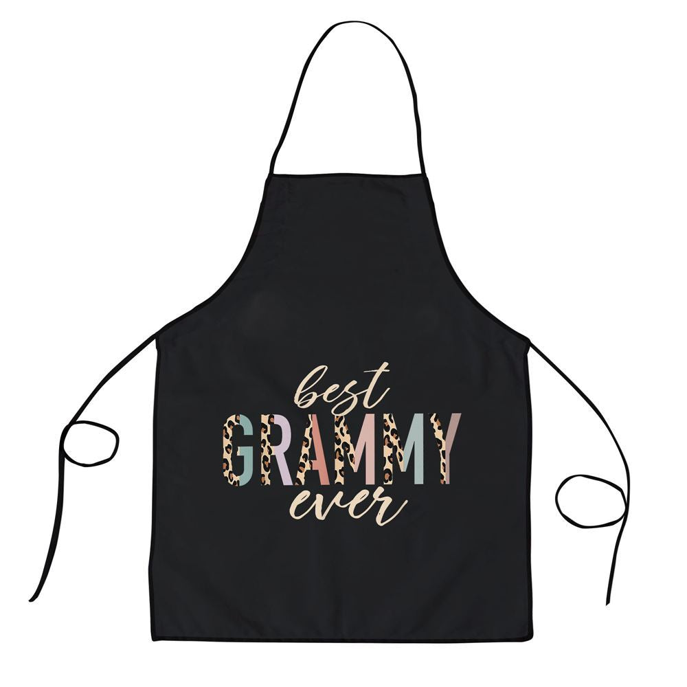Mother's Day Apron, Best Grammy Ever Gifts Leopard Print Mothers Day Apron, Mom Gift, Mother's Day Gift, Funny Apron For Women