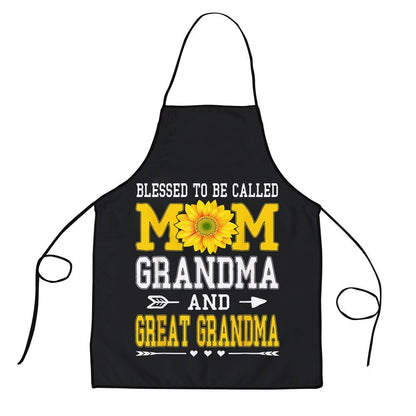 Mother's Day Apron, Blessed To Be Called Mom Grandma Great Grandma Mothers Day Apron, Mom Gift, Mother's Day Gift, Funny Apron For Women