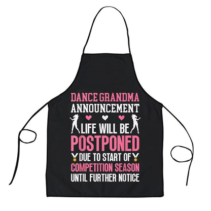 Mother's Day Apron, Dance Grandma Announcement Grandma Of A Dancer Grandmother Apron, Mom Gift, Mother's Day Gift, Funny Apron For Women
